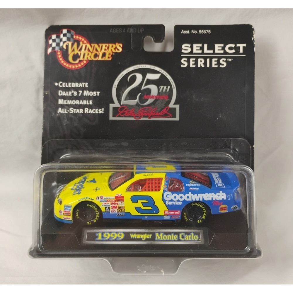 Winners Circle Select Series DALE EARNHARDT 1999 Wrangler Goodwrench Monte Carlo